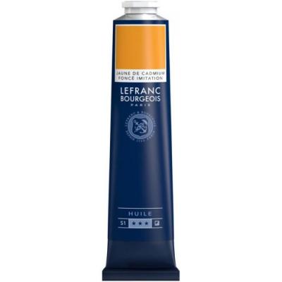 Lefranc Bourgeois Huile Fine 150ml Jaune De Cadmium Fonce Imitation
