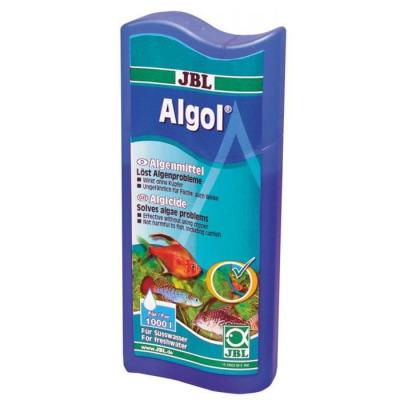 JBL Conditionneur d&rsquo;Eau Contre les Algues dans les Aquariums d&rsquo;Eau Douce, Algol, 100 mL pour 400L