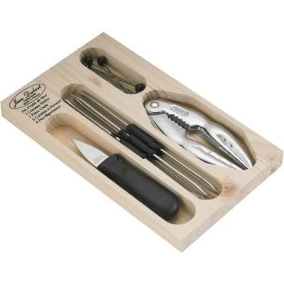 Jean Dubost - Coffret Bois 14 Pieces Assorties Fruit De Mer