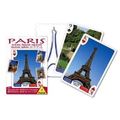 Jeu de 55 cartes PARIS SOUVENIR PIATNIK Multicolore