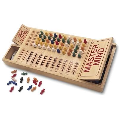 Mastermind Jeu de soci&eacute;t&eacute; de r&eacute;flexion en bois.