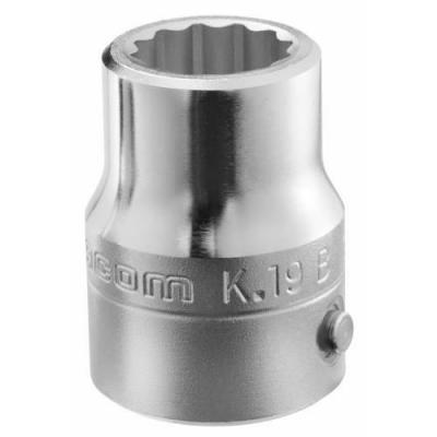 Douille 3/4'' 12 pans m&eacute;triques diam&egrave;tre 27mm longueur 52,5mm - K.27B