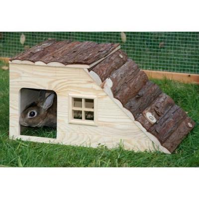 Maison Nature avec rampe pour rongeurs - 49x25x25cm - Kerbl