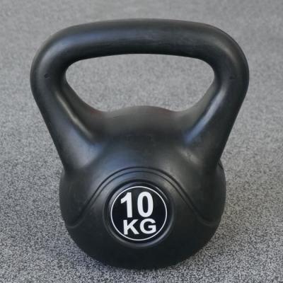 Kettlebell pour l'int&eacute;rieur et l'ext&eacute;rieur - Plastique - Noir - 10 kg