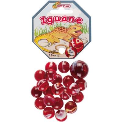 Kim'play - 500824 - Jeu De Plein Air - 20 Billes 1 Calots - Iguane