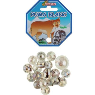 Kim'play 20+1 billes puma blanc AUC3225435008354