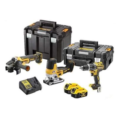 Kit 3 Outils XR 18V 5Ah Li-Ion brushless DEWALT sp&eacute;cial bricolage - DCK329P2T
