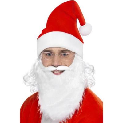 Kit p&egrave;re no&euml;l - SMIFFY'S - Taille Unique - Enfant - Rouge - Synth&eacute;tique