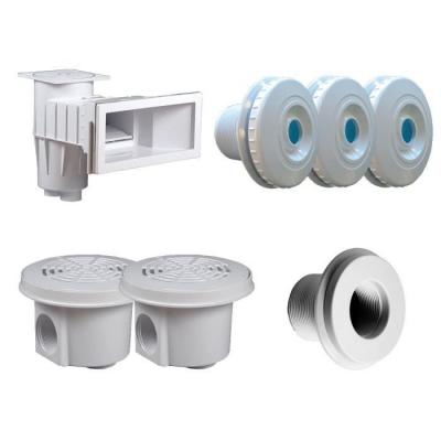 Kit pi&egrave;ces &agrave; sceller pour piscine 8 x 4 m - Hayward - Blanc
