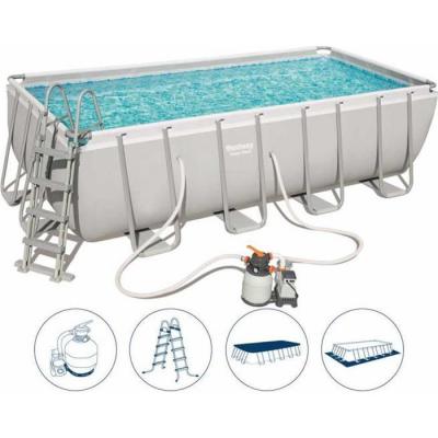 Bestway 16' x 8' x 48""/4.88m x 2.44m x 1.22m Rectangular Pool Set