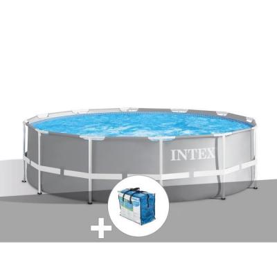 Pack piscine tubulaire Prism Frame ronde 3,66 x 1,22 m + B&acirc;che &agrave; bulles