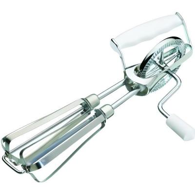 Kitchen Craft - Batteur Manuel &agrave; Manivelle, Acier Inoxydable/Plastique, 25 cm