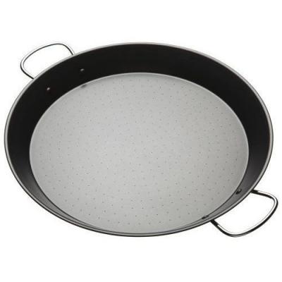 Po&ecirc;le &agrave; paella 38.5cm acier carbone gris