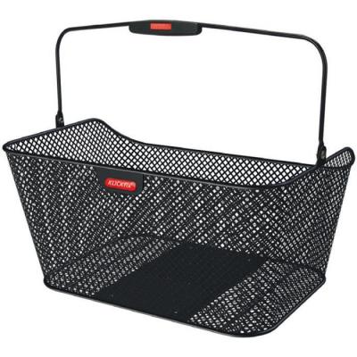 Panier arriere pour porte bagage racktime klickfix city basket noir