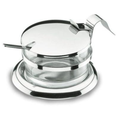 Lacor 62970 pot &agrave; sucre ou parmesan avec cuill&egrave;re Inox 18 / 10 cm