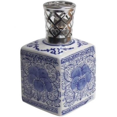 LAMPE DU PARFUMEUR Lampe &agrave; parfum sans recharge encrier bleu