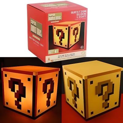 Paladone Products Super Mario Bros. lampe Question Block 18 cm- - D&eacute;c