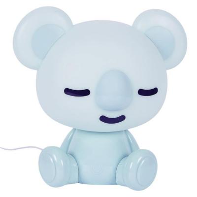 Lampe-veilleuse en forme de koala pour enfant avec 3 intensit&eacute;s de lumi&egrave;re bleu
