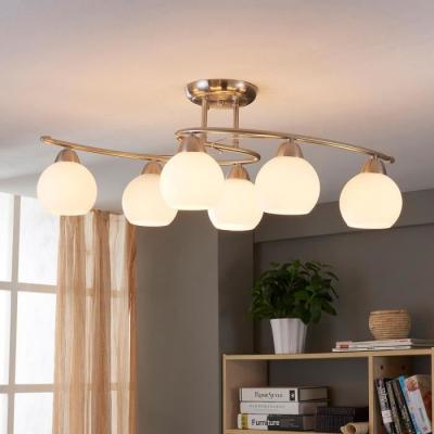 Lindby Plafonnier de salle &agrave; manger Svean &agrave; 6 lampes
