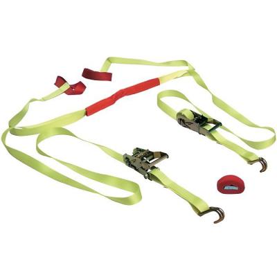 LAS 10323 Syst&egrave;me d'arrimage pour motocyclette, 6 pi&egrave;ces