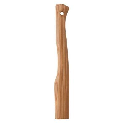 LEBORGNE - Manche de rechange galb&eacute; hachette en bois 40 cm