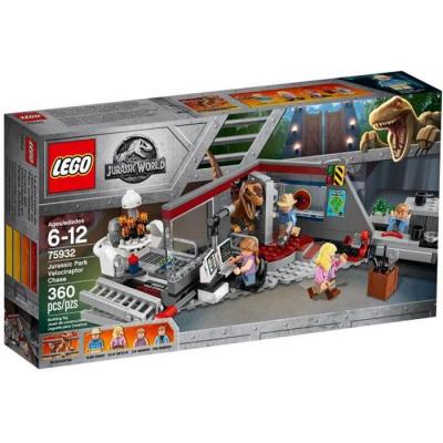 LEGO Jurassic World 75932 La poursuite du V&eacute;lociraptor Jurassic Park 