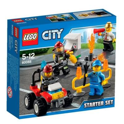 LEGO City 60088 - Ensemble de d&eacute;marrage pompier 