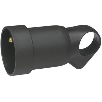 LEGRAND Fiche femelle Annela - 2 phases + terre - noir