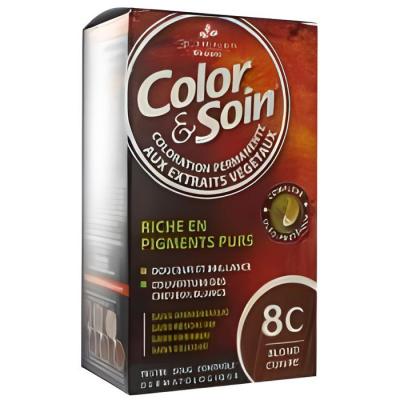 LES 3 CH&Ecirc;NES Color&soin n&deg;8c blond cuivr&eacute;