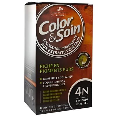 Les 3 Ch&ecirc;nes : Color & Soin 4N - ch&acirc;tain naturel