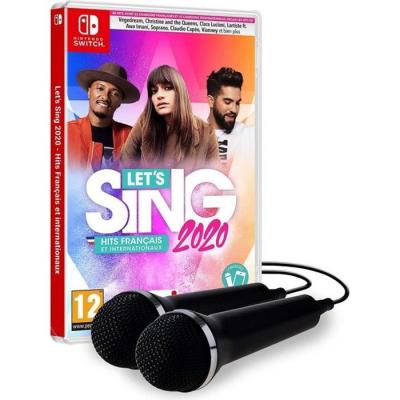 Let's Sing 2020 Hits Fran&ccedil;ais et Internationaux + 2 micros Nintendo Switch 