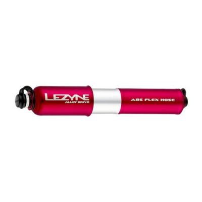 Lezyne alloy drive hi-gloss mini pompe rouge