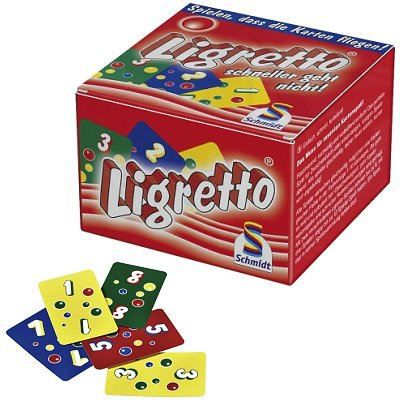 Schmidt Spiele 1301 Jeu de Cartes Ligretto, Rouge - Mod&egrave;le al&eacute;atoire
