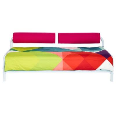 Lit 90x190 cm HELLO HOME coloris rose