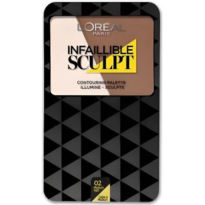 Loreal Infaillible Sculpt Palette Contouring 02 Clair A Meduim