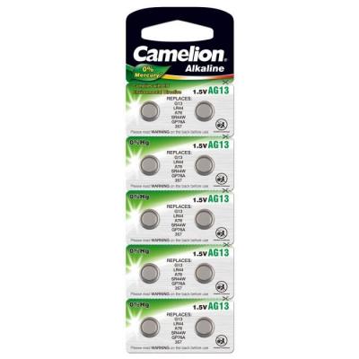 Lot de 10 piles bouton 1,5v ag13 a76 lr44 357 157 gp76a sr44w