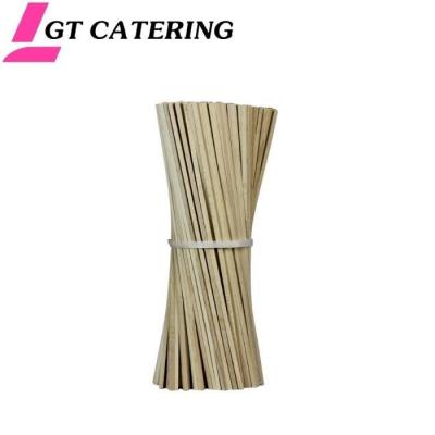 Gt Catering - Lot de 100 b&acirc;tons en bois pour barbe &agrave; papa - 28 cm