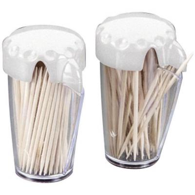 Metaltex 587020 Cure-Dents Bois Beige 2 x 100 Pi&egrave;ces