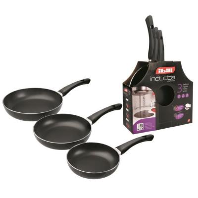 Ibili Ensemble De Po&ecirc;les Inducta 18-20-24 Cm