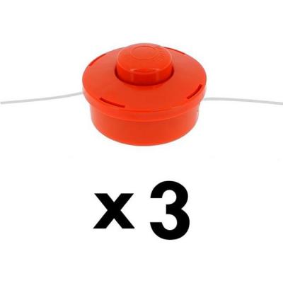 Lot de 3 t&ecirc;tes fils pour d&eacute;broussailleuse et multifonction 4 en 1
