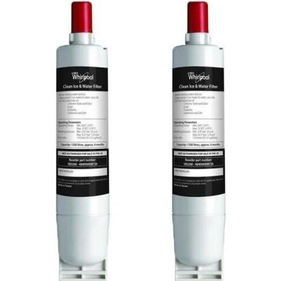 Lot De Deux Filtres A Eau Original Whirlpool Sbs002 Pour Refrigerateur Americain