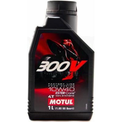 Huile moteur 4T Motul 300V factory line road racing 10W40 1L