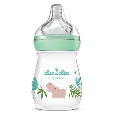 Biberon Plastique 150ml Ergosense Savane 0 A 6 Mois Luc Et Lea