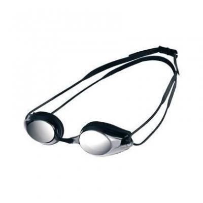 Lunettes de natation Arena Tracks (verres miroir) - Black/Smoke/Silver