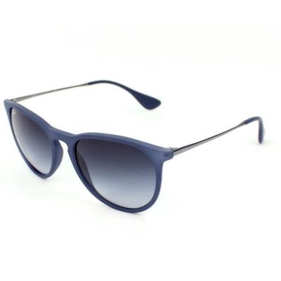 Ray-ban erika rubber blue gris d&eacute;grad&eacute; - medium-large - bleu