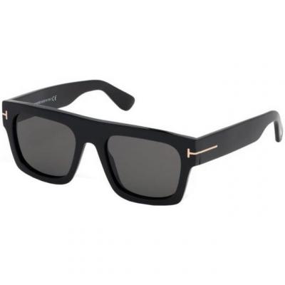 Lunettes TOM FORD FAUSTO FT 0711 - Noir - Unisexe - Ac&eacute;tate - Verres fum&eacute;s