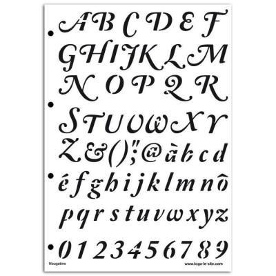 Pochoirs Alphabet - Nougatine - Draeger Paris