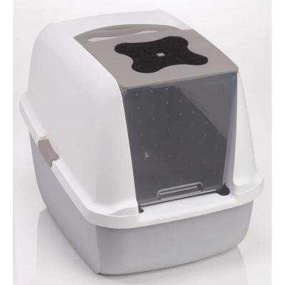 Hagen Catit Chatiere Avec Couverture Retractable. Gris