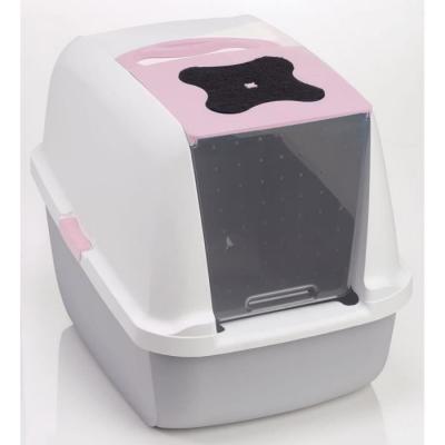 Maison de toilette rose new generation cat'it pour chats