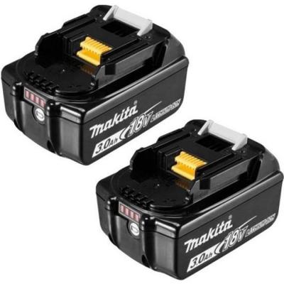 Makita BL1830 - Lot de 2 batteries Li-Ion 18V - 3,0 Ah (2 pcs)